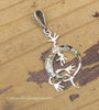 Sterling Silver Onyx and Opal Inlay Lizard Pendant STSP0045