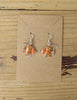Sterling Silver Spiny Oyster and Opal Inlay Fish Earrings STER026