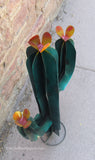 Garden Art Metal Rustic Green Painted Cactus 36" MCTGM001
