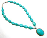 TURQUOISE NECKLACE WITH PENDANT TSC067