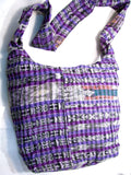 GUATEMALA PURSE HAND EMBROIDERED FLOWERS HOBO BAG X-LARGE GPL011
