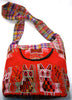 GUATEMALA PURSE HAND EMBROIDERED FLOWERS HOBO BAG X-LARGE GPL013