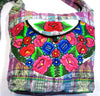 GUATEMALA PURSE HAND EMBROIDERED FLOWERS HOBO BAG X-LARGE GPL014
