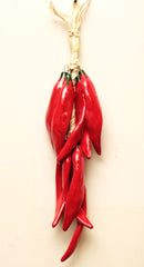 MEXICAN WALL HANGING CERAMIC CHILE RISTRA CCP007_SM