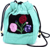 GUATEMALA POUCH PURSE with FLOWERS GPP004
