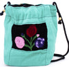 GUATEMALA POUCH PURSE with FLOWERS GPP004