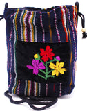 GUATEMALA POUCH PURSE with FLOWERS GPP008