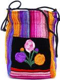 GUATEMALA POUCH PURSE with FLOWERS GPP010