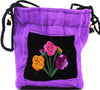 GUATEMALA POUCH PURSE with FLOWERS GPP014