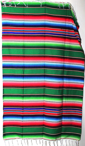 Mexican Sarape Blanket 4' X 6' serape zarape SAR40063