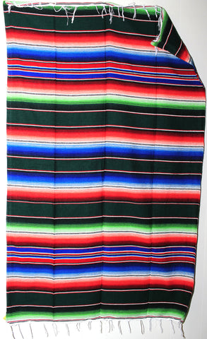Mexican Sarape Blanket 4' X 6' serape zarape SAR40064