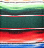 Mexican Sarape Blanket 4' X 6' serape zarape SAR40064
