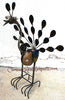 Metal Rock Rocking Peacock Yard Garden Ornament Caminorealimports.com