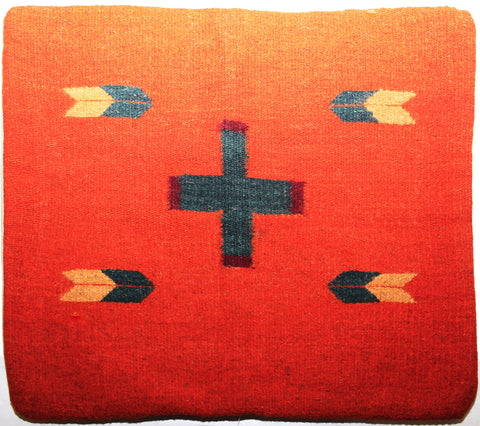 ZAPOTEC RUG PILLOW COVER 100% WOOL HAND WOVEN PCZ013
