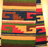 ZAPOTEC RUG 8" X 77" RUNNER WITH SOUTHWESTERN DESIGN  ZRR77-003