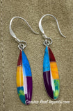 Multi Stone Inlay Earrings JMSER001