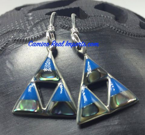 Multi Stone Inlay Earrings JMSER019