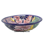 Mexican Talavera Pottery Bowl Plate 7.5" TPB75005