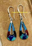 Multi Stone Inlay Earrings JMSER002