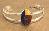 Multi Stone Inlay Bracelet JMSBR006