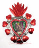 Sacred Heart Tin Nicho With Our Lady of Guadalupe Caminorealimports.com