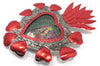 Sacred Heart Tin Nicho With Our Lady of Guadalupe Caminorealimports.com