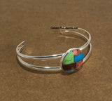 Multi Stone Inlay Bracelet JMSBR011