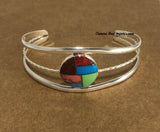 Multi Stone Inlay Bracelet JMSBR012