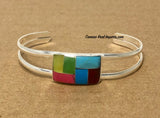 Multi Stone Inlay Bracelet JMSBR024