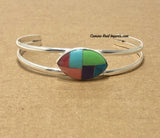 Multi Stone Inlay Bracelet JMSBR025