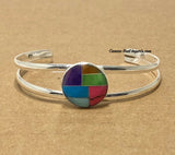 Multi Stone Inlay Bracelet JMSBR027