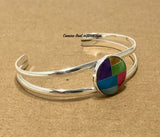 Multi Stone Inlay Bracelet JMSBR027