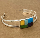 Multi Stone Inlay Bracelet JMSBR028