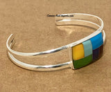 Multi Stone Inlay Bracelet JMSBR028