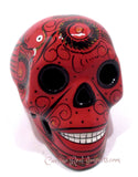 Day Of the Dead Hand Painted Clay Sugar Skull Caminorealimports.com