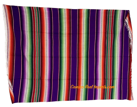 Mexican Sarape Blanket XL 5' X 7' serape sarape SAR7004