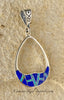 Sterling Silver Lapis Lazuli and Opal Pendant STSP0012
