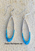 Sterling Silver Turquoise Inlay Earrings STER019