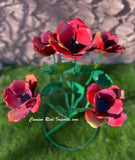 Yard Art Metal Flowers Sculpture 27"  MFLWRMM001