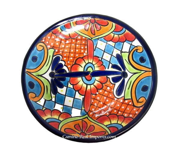 Mexican Wall Hanging Talavera pottery Plate 11" TP11010