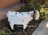 Garden / Yard Art Metal Goat Sculpture Animal Figure Caminorealimports.com