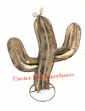 Garden Yard Decor Metal Sahuaro Curved Cactus Caminorealimports.com