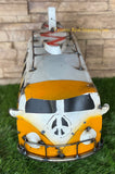 Metal VW Bus Surfer Sculpture 18"