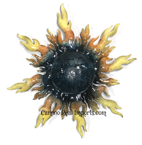 Metal Sun Hand Welded Wall Hanging Caminorealimports.com