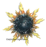 Metal Sun Hand Welded Wall Hanging Caminorealimports.com