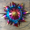 Wall Hanging Metal Sun 9"  MTS9003