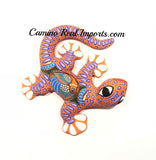 Guerrero Wall Hanging  Gecko Lizard  Hand Painted Caminorealimports.com
